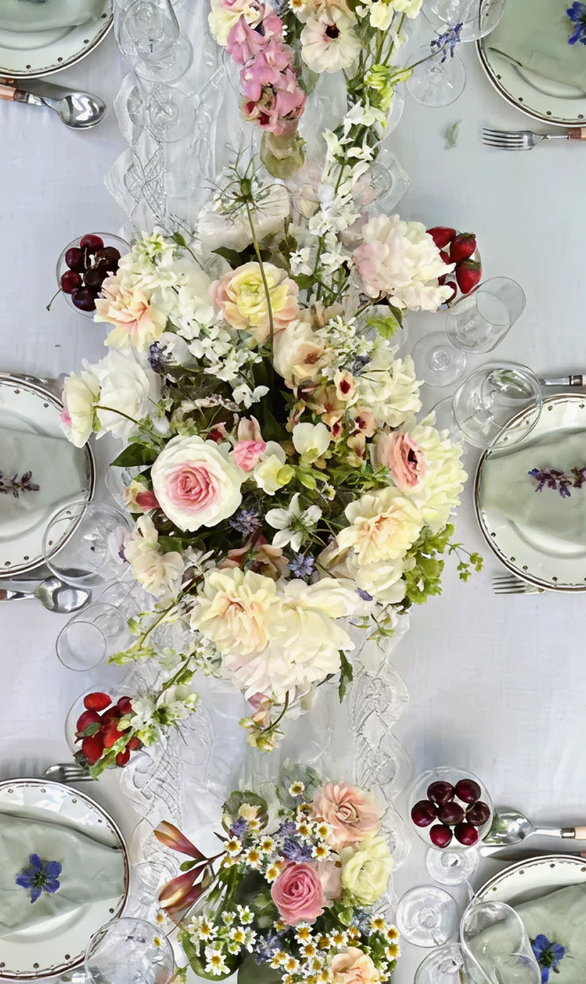 Portrait de la décoratrice florale